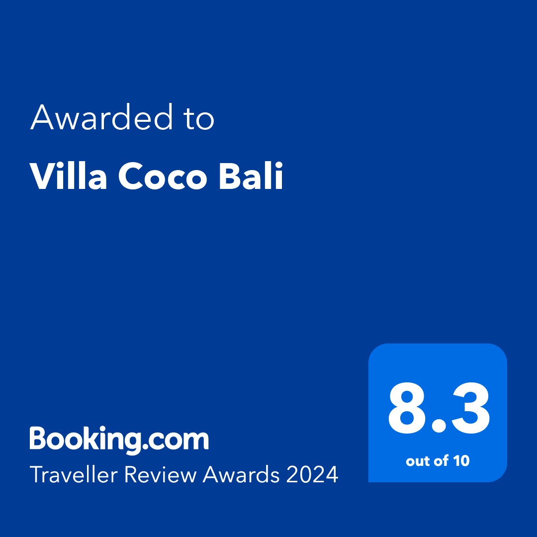 villa coco bali - booking.com traveller review award 2024